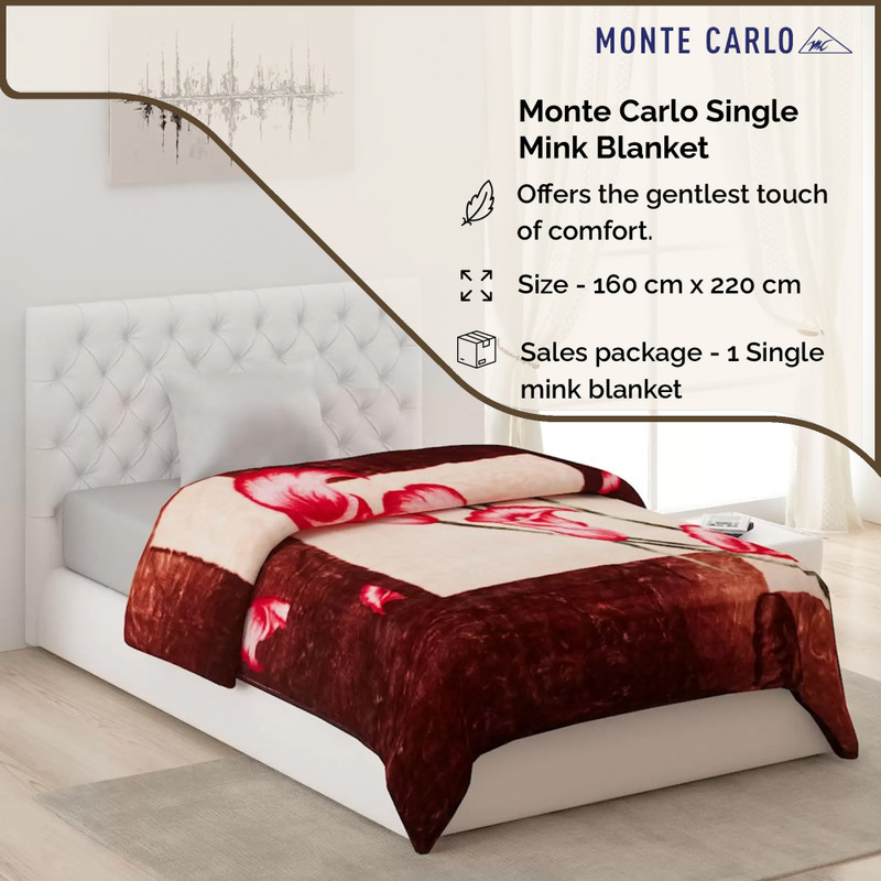MONTE CARLO Printed Single Mink Blanket for AC Room Buy MONTE CARLO Printed Single Mink Blanket for AC Room Online at Best Price in India Flipkart
