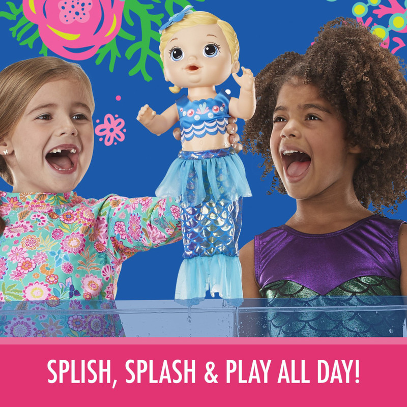 Baby alive little splashes mermaid sale