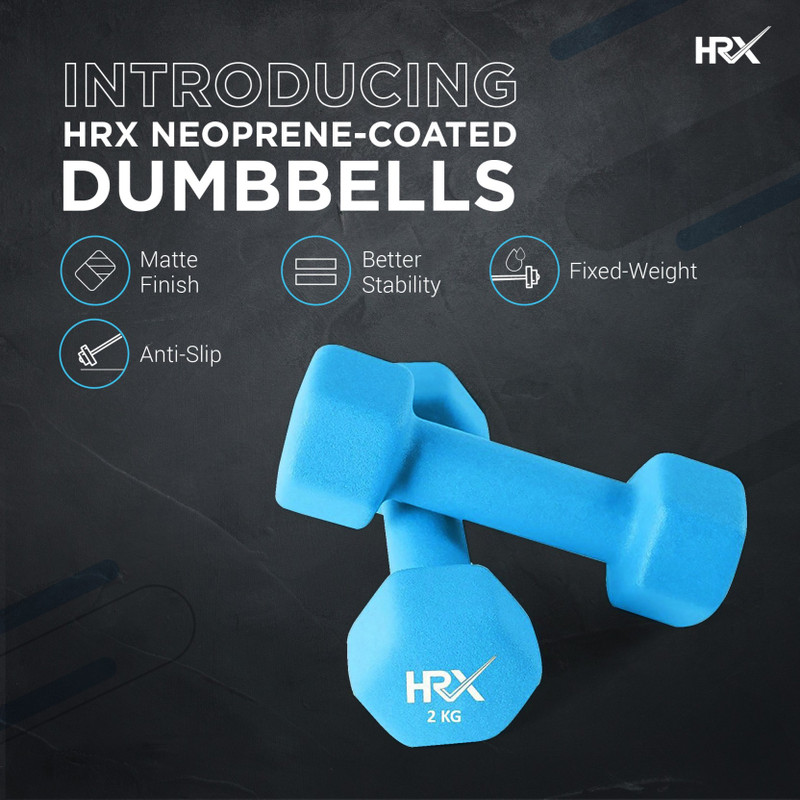 Opti neoprene dumbbell deals set 6kg