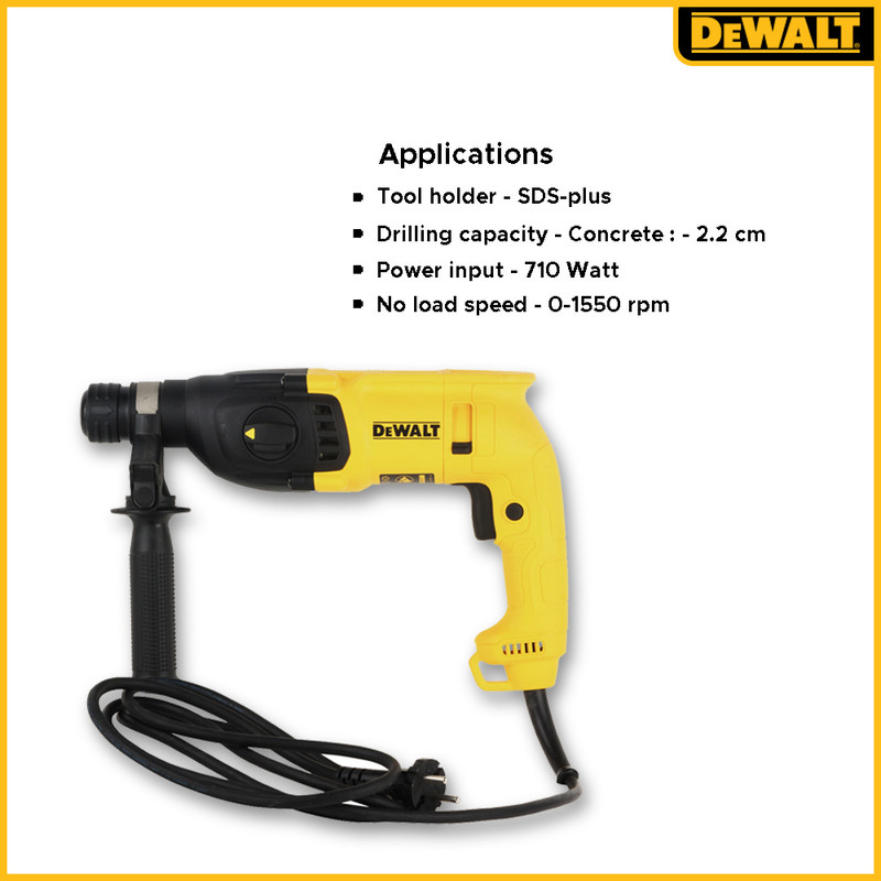 Dewalt d25033 shop hammer drill
