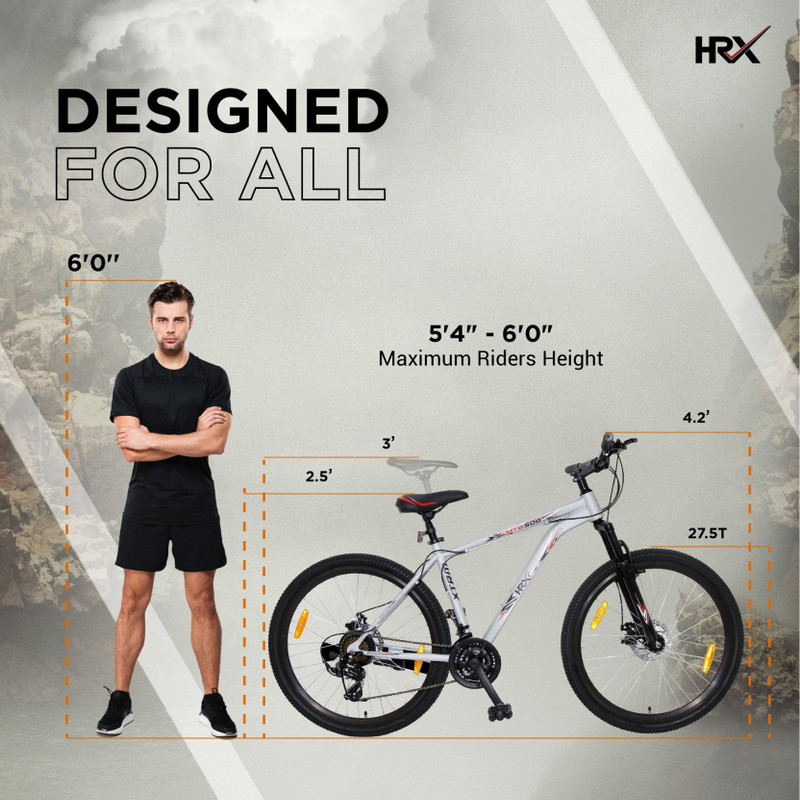 HRX XTRM MTB 500 85 Assembled with Front Suspension 27.5 T