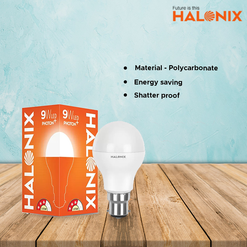Halonix 9 watt led bulb price hot sale