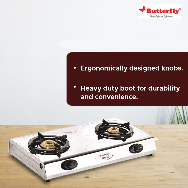 Butterfly rhino gas stove best sale price
