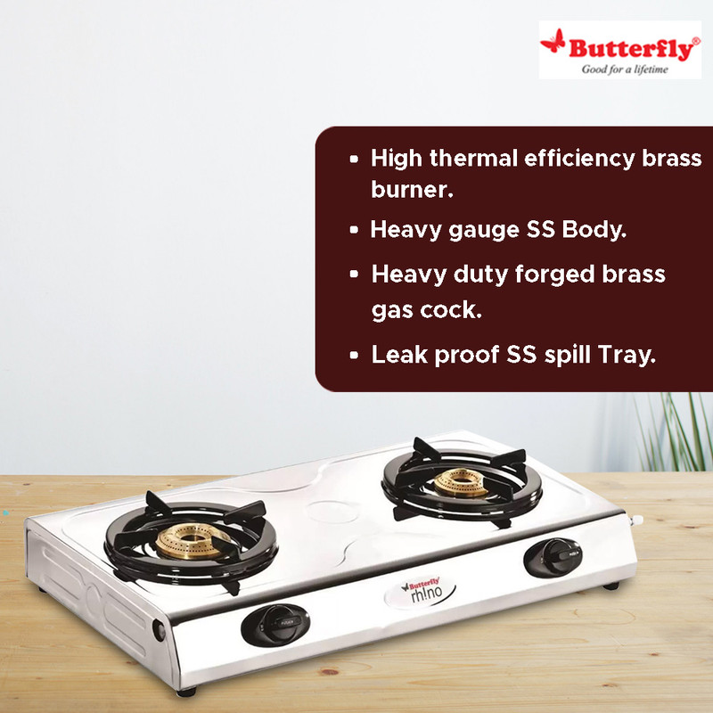 Butterfly Rhino Stainless Steel Manual Gas Stove Price in India - Buy  Butterfly Rhino Stainless Steel Manual Gas Stove online at Flipkart.com
