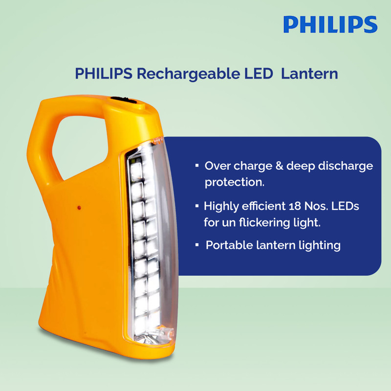 Philips ojas rechargeable led emergency light on sale