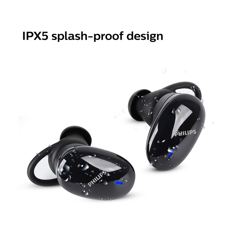 Philips true wireless earbuds tat4205bk deals