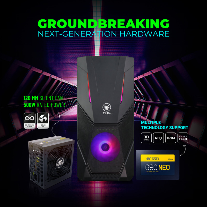 ANT PC Intel i3 10105F (8 GB RAM/Nvidia GTX 1650 Graphics/256 GB