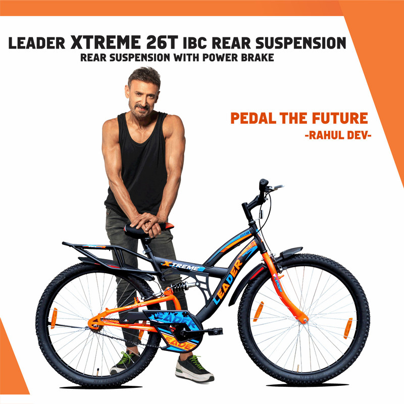 LEADER XTREME REAR SUSPENSION FOR MTB RIDER 26 T Mountain Cycle