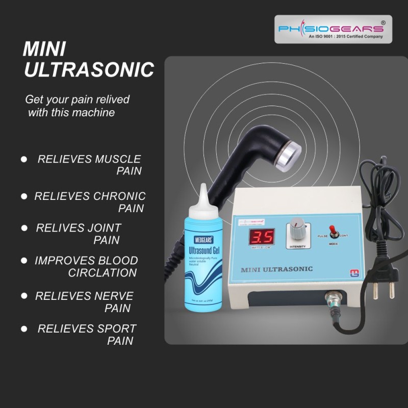 Buy Physiogears New Professional Ultrasonic Therapy Machine UST  Physiotherapy Ultrasound Massager for Pain Relief Ultrasound Machine  Portable Online at Best Prices in India - JioMart.