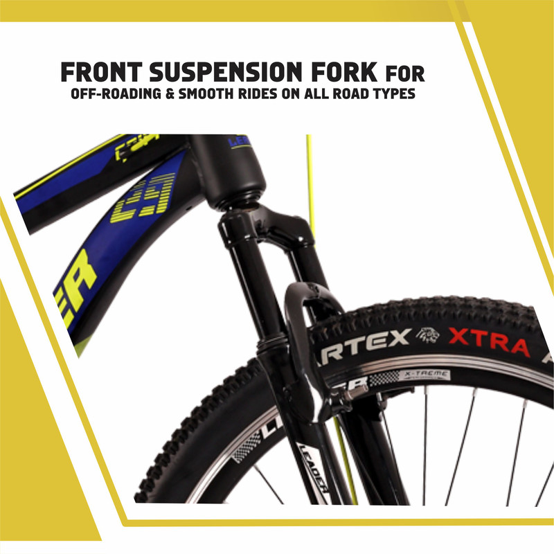 LEADER Griffin MTB cycle with Dual Disc Brake and Front Suspension