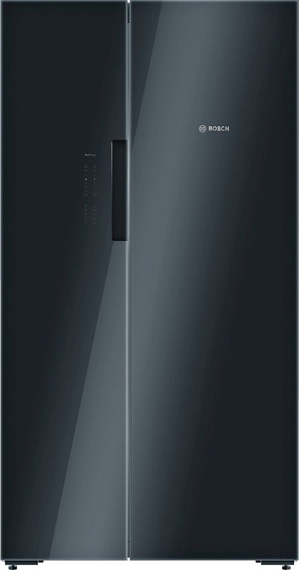 BOSCH 655 L Frost Free Side by Side Refrigerator  (Glass Black, KAN92LB35I)