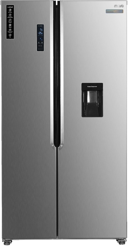 MarQ by Flipkart 563 L Frost Free Side by Side Refrigerator (Silver Steel, 563GSMQS)
