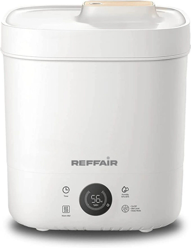 Reffair Caligo 500 Cool & Warm Mist Humidifier 4L Tank Room Air Purifier (White)