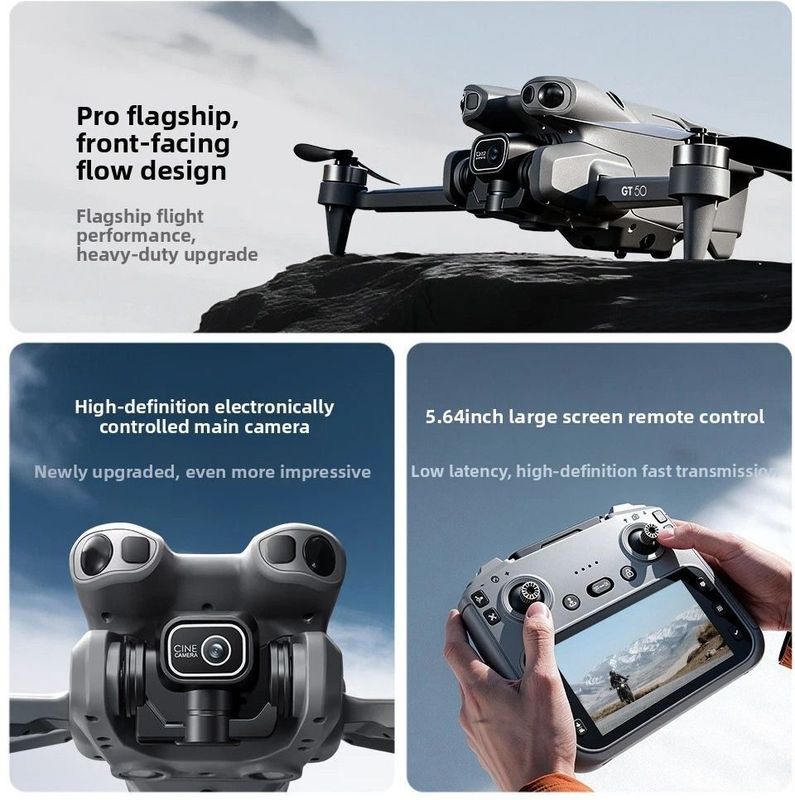 Divine creation GT50 SkyVoyager Pro Foldable GPS Drone with Dual Camera One-Key Return D216 Drone - Image 3