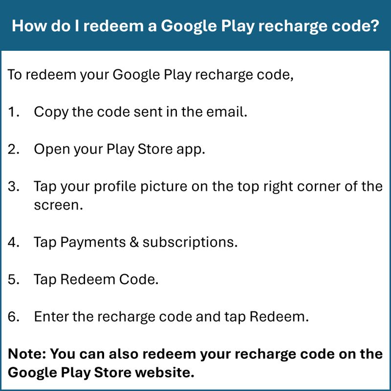 Google Play Gift Code - Digital Voucher - Image 3