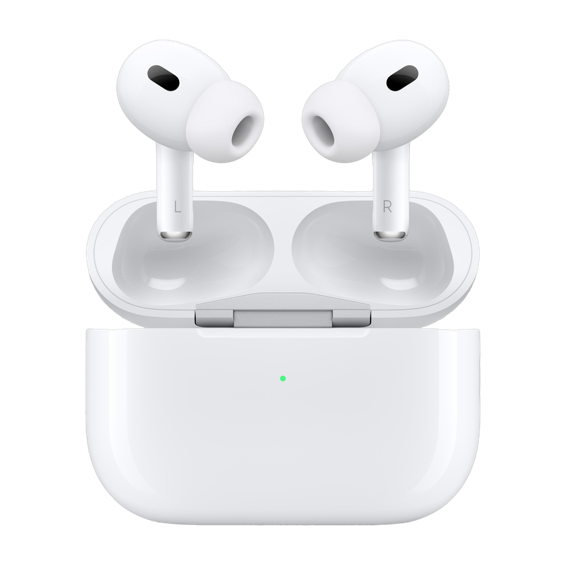 Apple AirPods Pro (2nd generation) with MagSafe Case (USB-C) Bluetooth Headset (White, True Wireless)