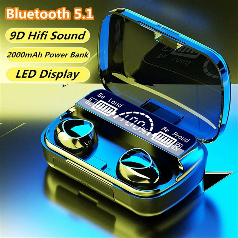 Cell Phone Bluetooth Headphones Bluetooth V5.1 Headphones with