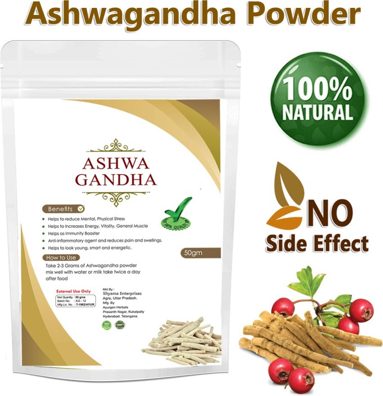 Ayurgen Herbals ashwagandha powder for height growth ashwagandha