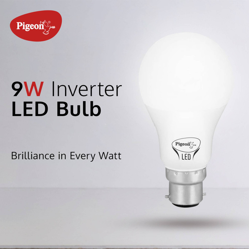 Pigeon led bulb 9 watt price outlet