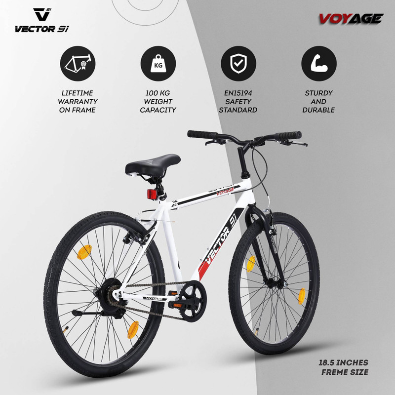 Vector 91 Voyage 26 T Hybrid Cycle City Bike Price in India Buy Vector 91 Voyage 26 T Hybrid Cycle City Bike online at Flipkart