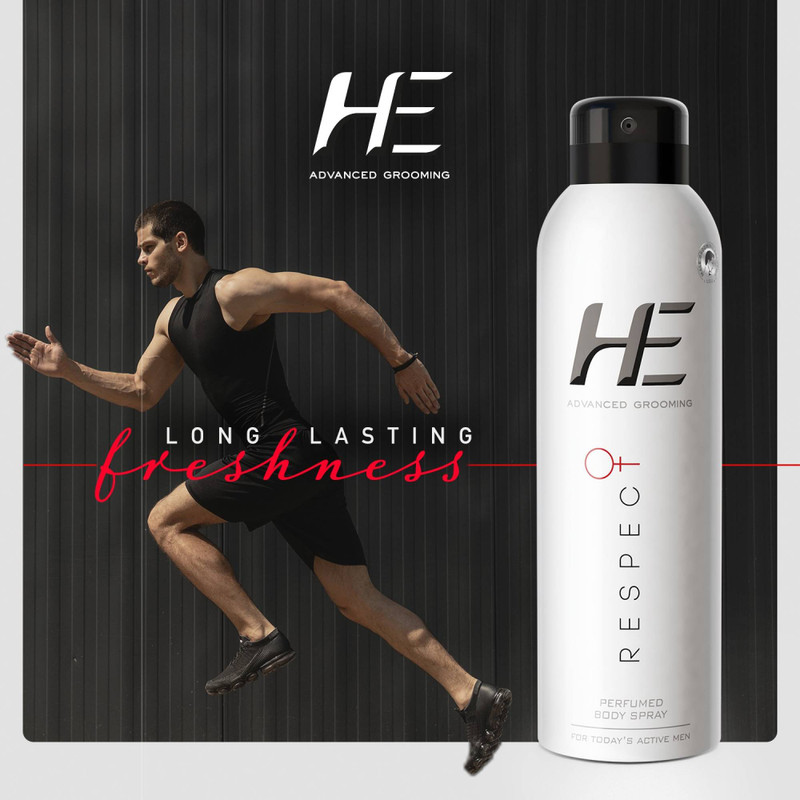He advanced grooming hot sale body perfume