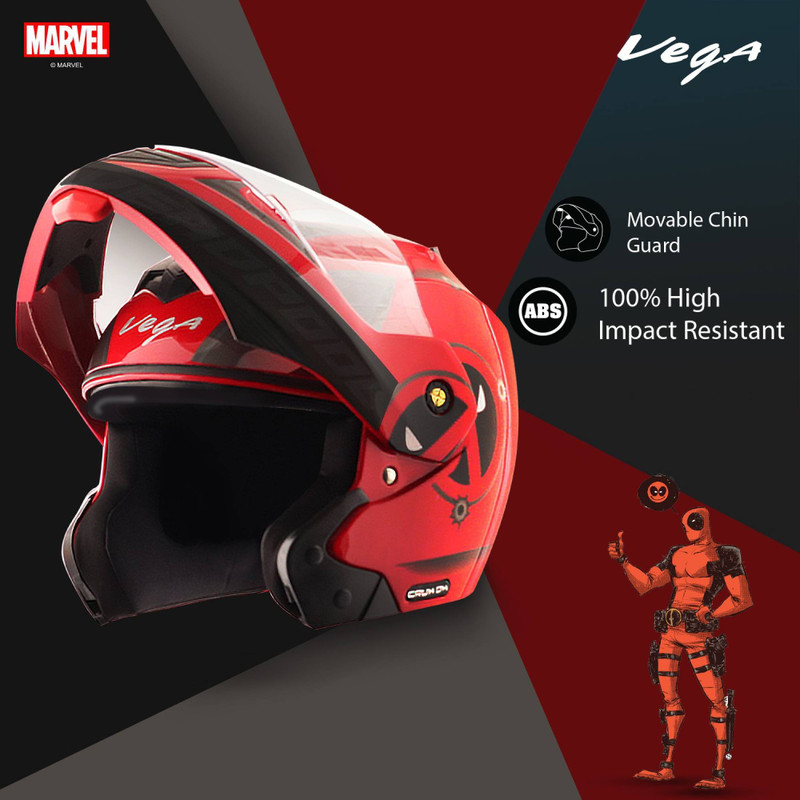 Deadpool bike helmet cheap