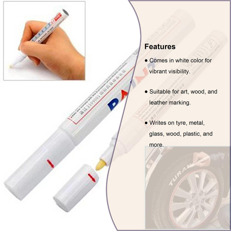 Permanent marker hotsell white color