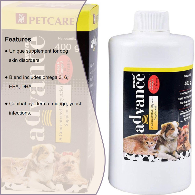 Pet Care Nutricoat Advance Concentrated Fatty Acids Supplement 400