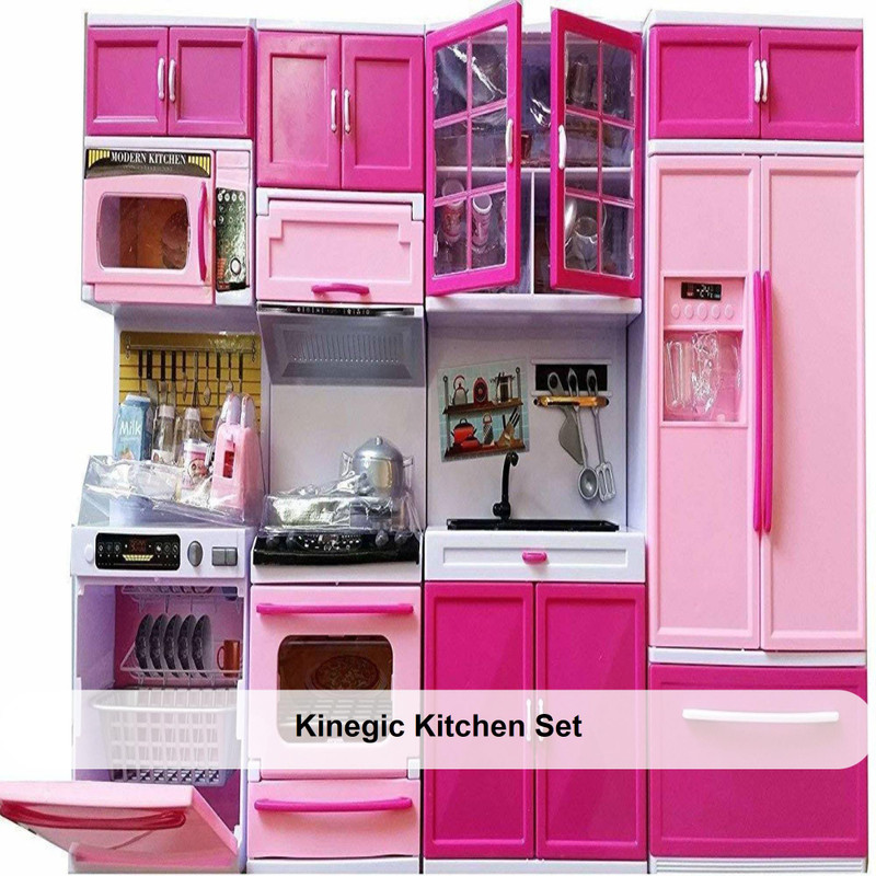 Barbie dream house kitchen set discount