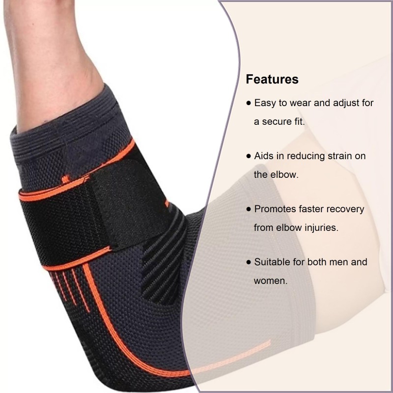 Leosportz Adjustable Elbow Brace with Strap for Elbow Compression Sleeves  Elbow Support - Buy Leosportz Adjustable Elbow Brace with Strap for Elbow  Compression Sleeves Elbow Support Online at Best Prices in India 