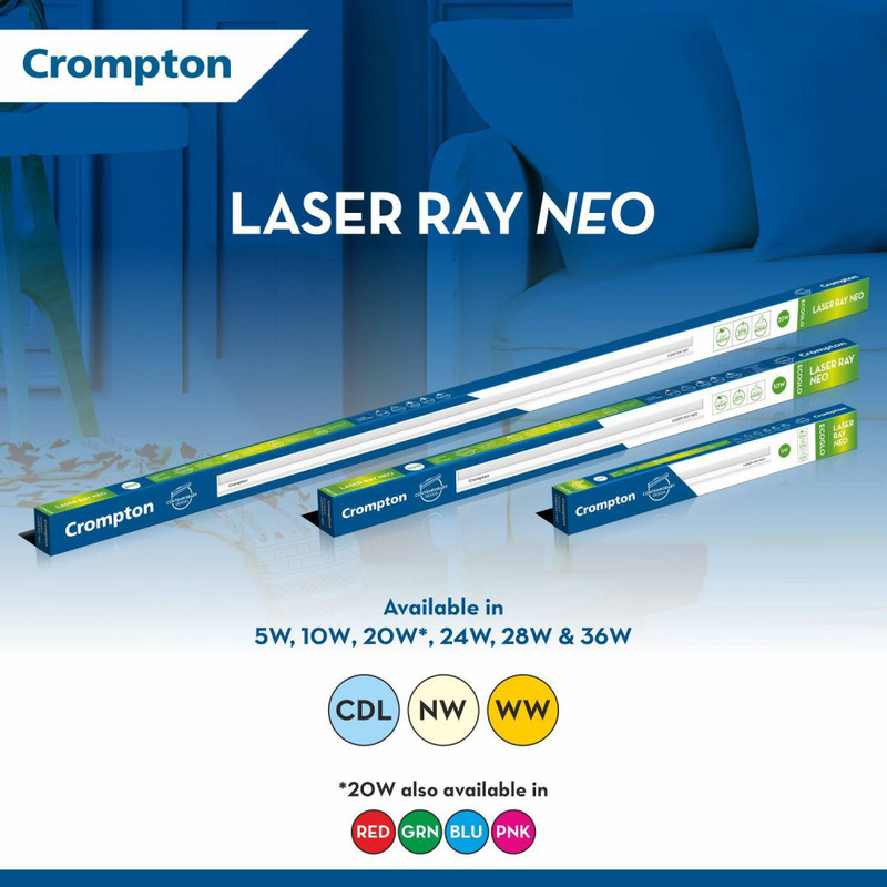 Crompton 20w led tube light price outlet