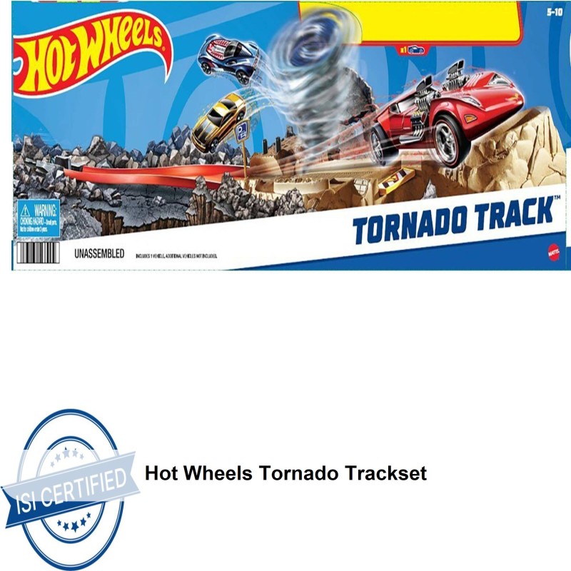 Hot Wheels Tornado Trackset, Multicolour, 5Y+