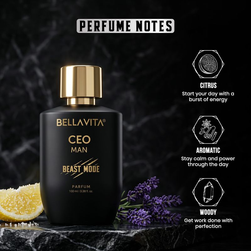 BELLAVITA CEO MAN BEAST MODE Eau de Parfum - 100 ml (For Men) - Image 3
