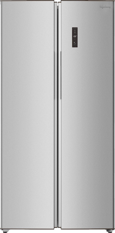 Lifelong 460 L Frost Free Side by Side Refrigerator (Silver, LLSBSR460)