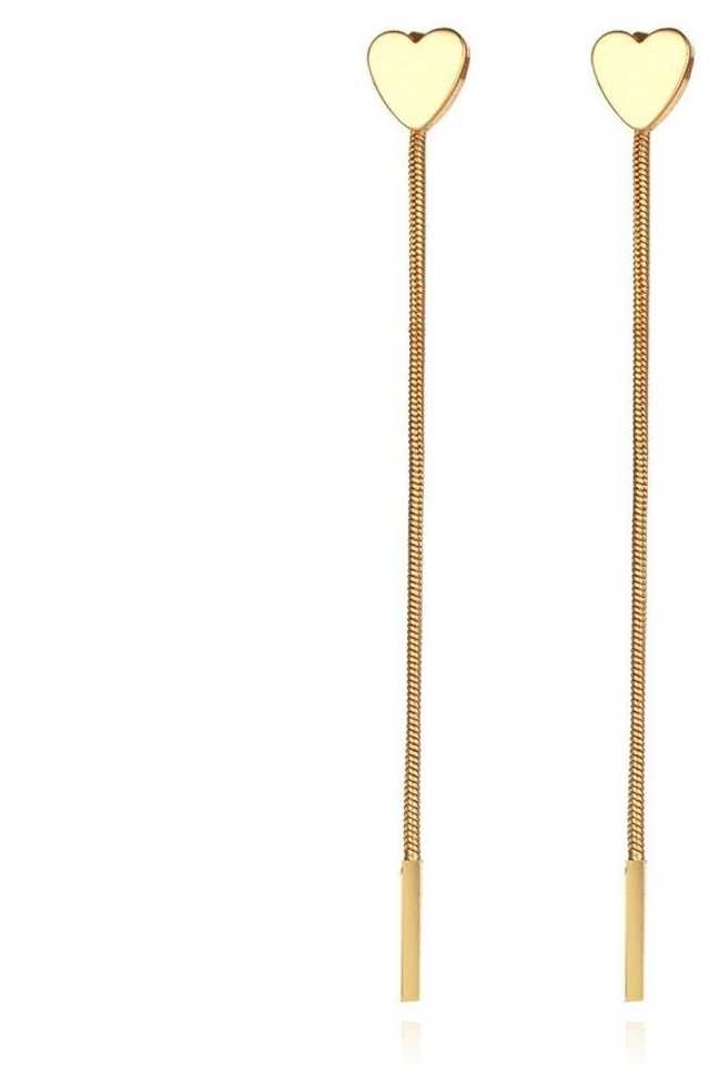 Flipkart Com Buy Staybeautiful Heart Shaped Needle Earrings Alloy Ear Thread Online At Best Prices In India