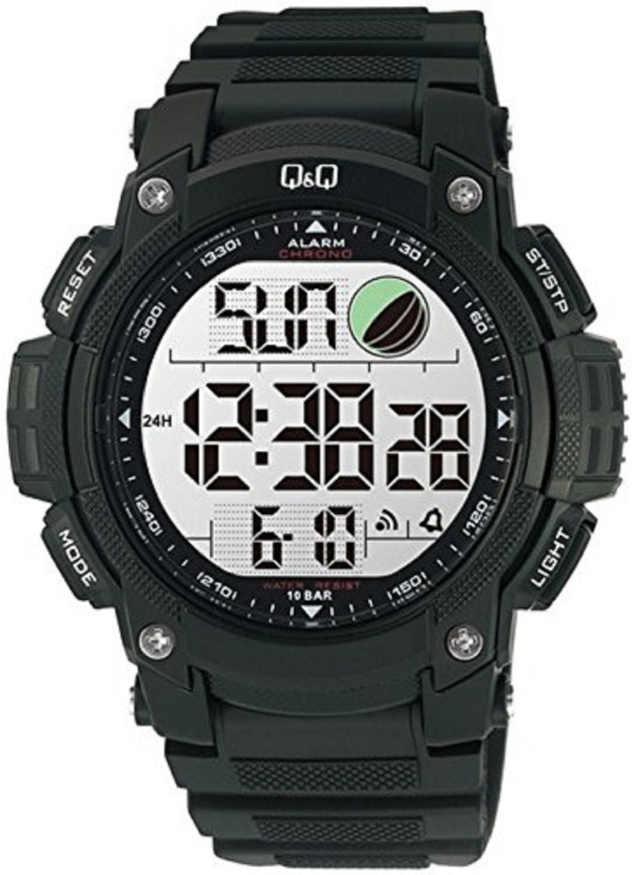 q&q digital watch 10 bar