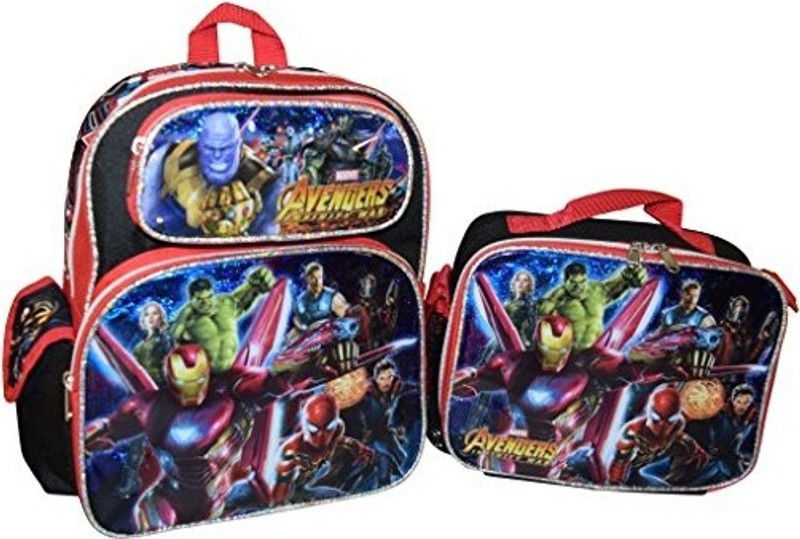 avengers backpack and lunchbox