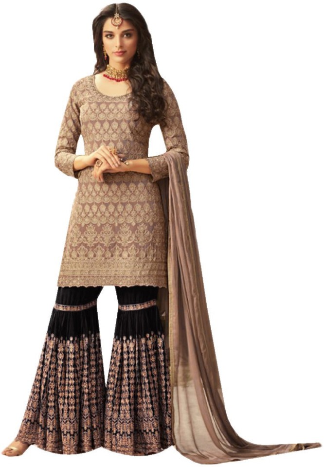 sharara suit on flipkart