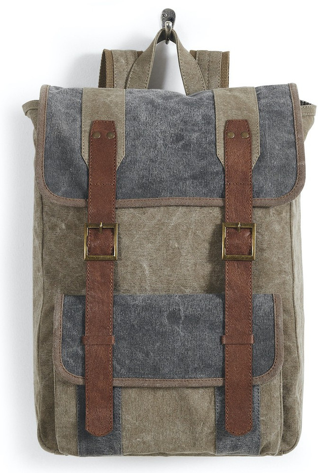 canvas laptop backpack