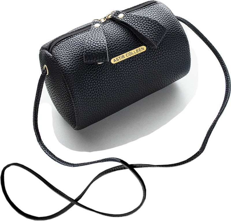 black sling purse