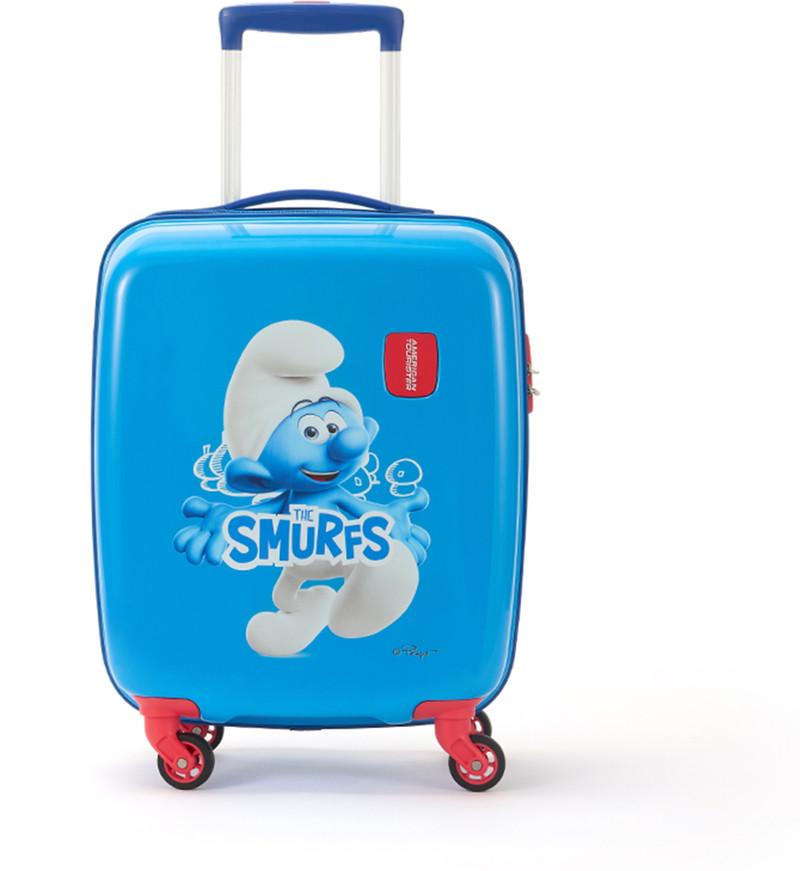 American Tourister AMERICAN TOURISTER Small Cabin Suitcase (53.5 cm) 4 Wheels - THE SMURFS - Blue