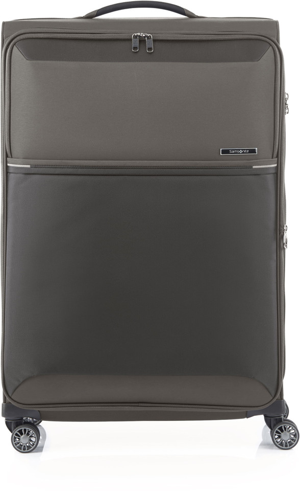 Samsonite SAMSONITE Large Check-in Suitcase (75 cm) 8 Wheels - 73H SP7829-Platin Grey - Black