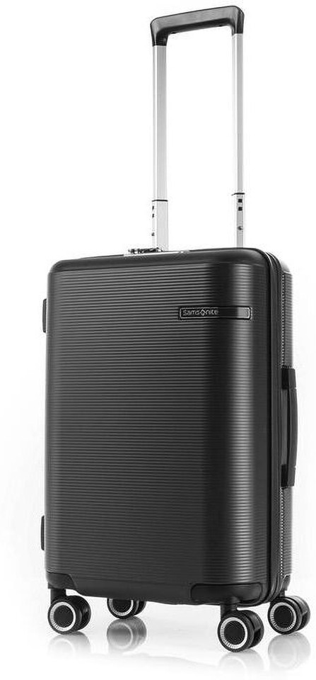 Samsonite SAMSONITE Small Cabin Suitcase (37 cm) 4 Wheels - Straren Spinner, Polycarbonate - Black