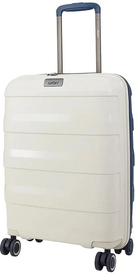 Safari SAFARI Large Check-in Suitcase (78 cm) 8 Wheels - Aeroglide Trolley Bag Hard Polycarbonate,8 Wheel TSA,Anti-Theft Zip - Blue