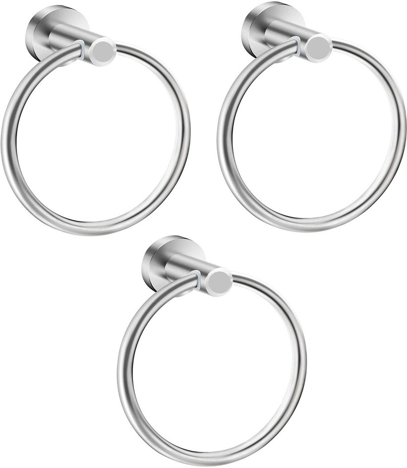 Sellzy Steel Towel Ring Pack Of 12 inch Bar Towel Rod 12