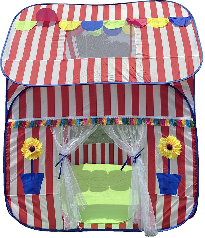 होमक्यूट Foldable Pop Up Hut Type Kids Toy Play Tent House