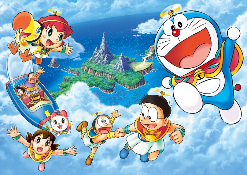 DORAEMON CARTTON CHARACTER HD WALLPAPER ON FINE ART PAPER Fine Art