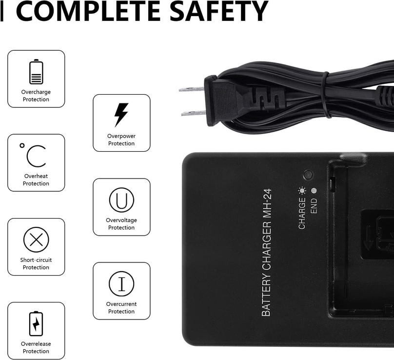 डीजीक्लैम्बर MH-24 Charger Compatible With Nikon D3100