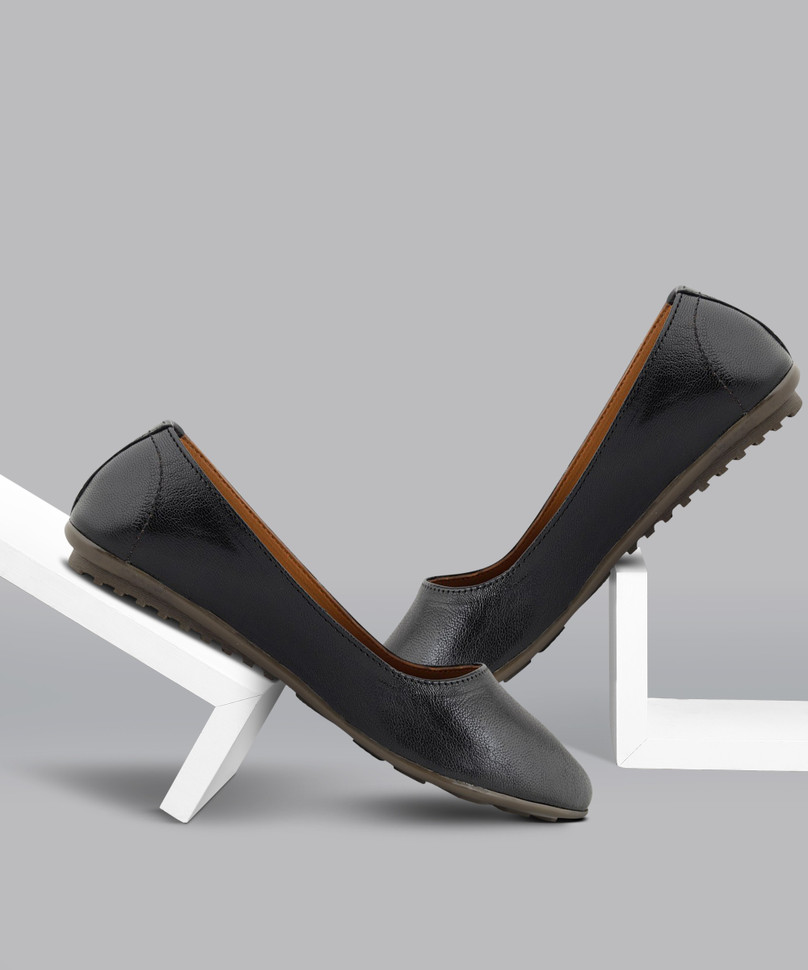 Chamda Leather Ballet Flats Ballerinas (Bally) महिलाओं के