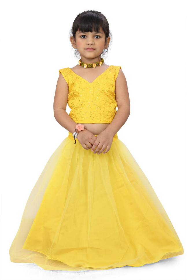 Yellow Baccho Ke Lehenga Ki Design Yellow Bacho Ka Lehenga Baccho